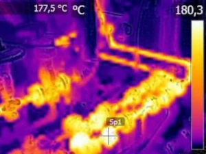 thermographie d'un réseau de vapeur